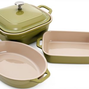 STAUB Ceramic Baking Dish Set Oven Safe Stoneware-0