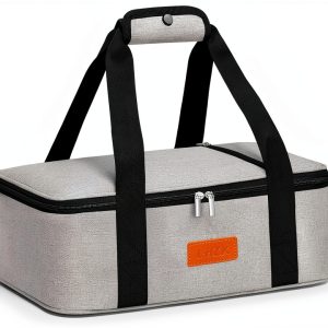 LHZK Insulated Casserole Carrier Expandable Hot Cold Food-0