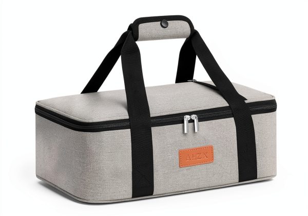 LHZK Insulated Casserole Carrier Expandable Hot Cold Food-2