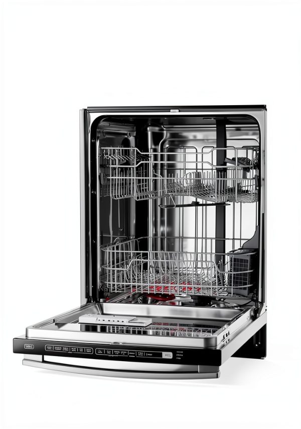 Black+Decker 24" Built-In Dishwasher BDW300MHS 12-Place-1