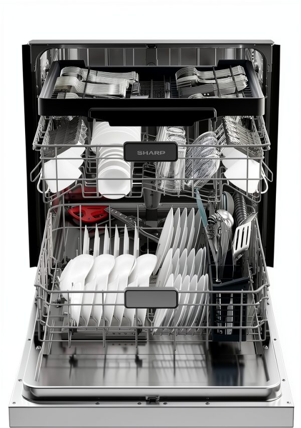 Sharp Built-in Dishwasher SDW6888JS Stainless Steel Quiet-15