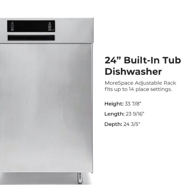 Kenmore Stainless Dishwasher 24in EnergyStar-1