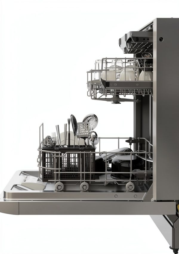 Bosch Built-In Dishwasher SPE53B55UC 18‑Inch Stainless Steel 5‑Cycle-6