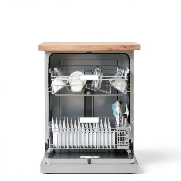 Sharp Dishwasher SDW6504MS Fingerprint Resistant Stainless Steel Quiet-2