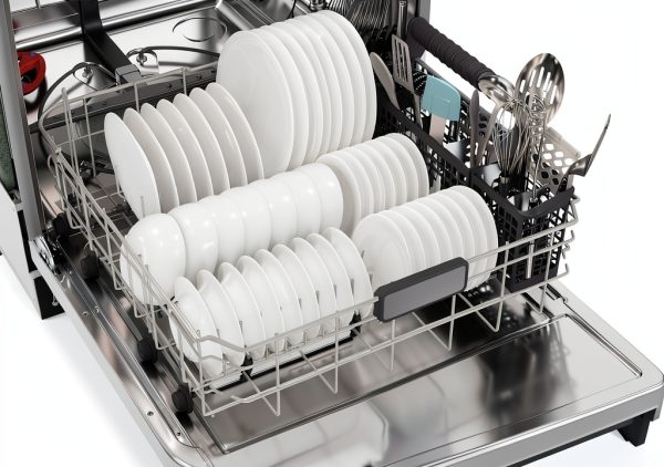 Sharp Built-In Dishwasher SDW6736MS Adjustable Third Rack Quiet 47dBA-11
