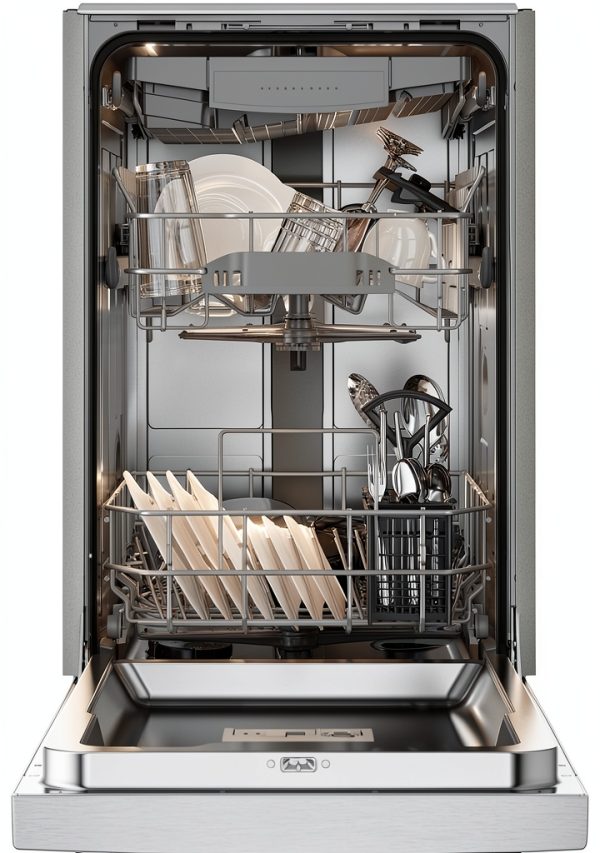 Bosch Built-In Dishwasher SPE53B55UC 18‑Inch Stainless Steel 5‑Cycle-4