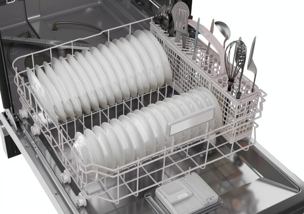 Sharp Dishwasher SDW6504MS Fingerprint Resistant Stainless Steel Quiet-11