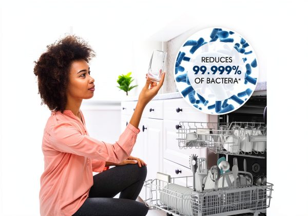 Sharp Dishwasher SDW6504MS Fingerprint Resistant Stainless Steel Quiet-3
