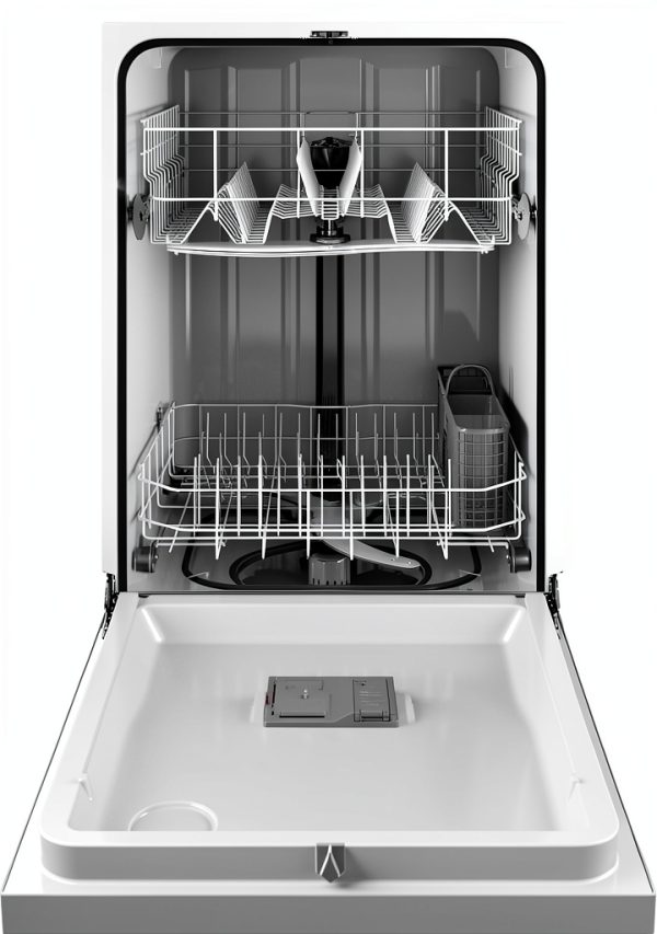 GE Dishwasher GDF510PSRSS Stainless Steel Black with Steam Clean-4