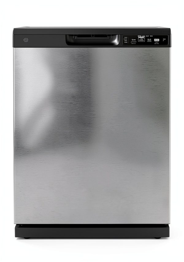 GE Dishwasher GDF510PSRSS Stainless Steel Black with Steam Clean-0