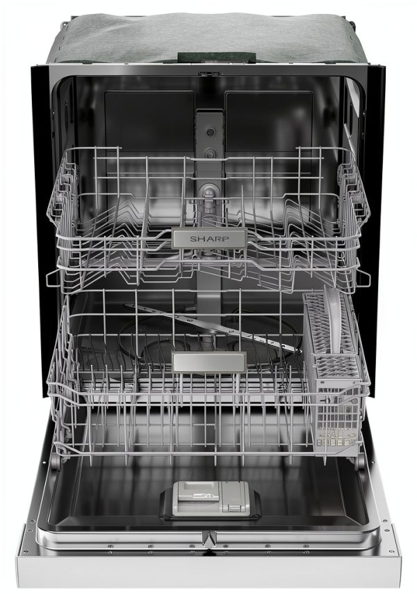 Sharp Dishwasher SDW6504MS Fingerprint Resistant Stainless Steel Quiet-7