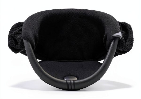 SARAFLORA Office Chair-Arm Cover Stretchable Stain Resistant Spandex Stretch Computer Chair Slipcover for Desk Chairs Arm, Black-4