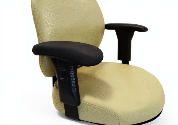 Soft Neoprene Chair Arm Pad Covers Ergo360 Stretch Fit 9-10.5in Pair-1